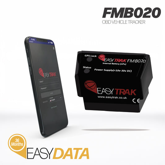 EasyTrak FMB020 - OBD - Self install + 36 Months of data