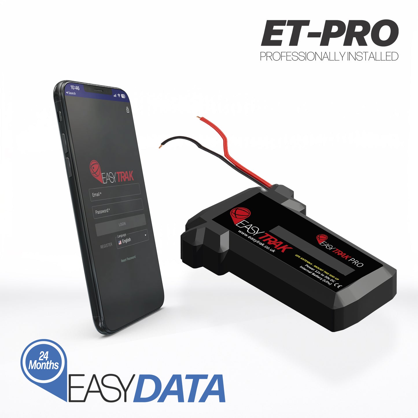 EasyTrak ETPRO - Self Installation + 24 Months of data
